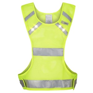 Gilet fluo réfléchissant led - xl