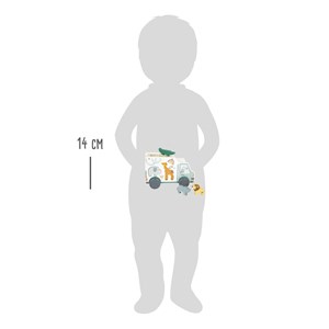 Voiture et figurines safari