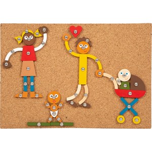 Jeu marteau et clous maison et famille