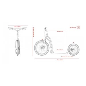 Scooter yedoo s2016 disc bleu