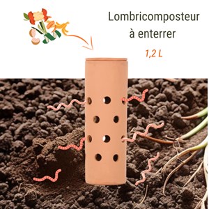 Lombricomposteur à enterrer - 1,2 litre