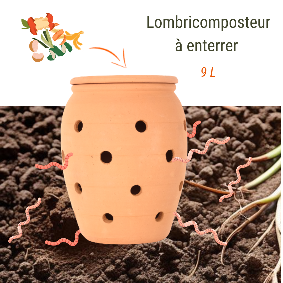 Lombricomposteur Magic Lombric avec 3 bacs à compost - 42 l