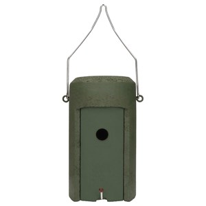 Nichoir en béton de bois trou d'envol 28