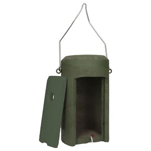 Nichoir en béton de bois trou d'envol 28