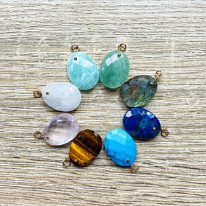 Collier alma labradorite grise