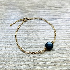 Bracelet carrie agate noire