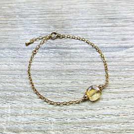 Bracelet carrie citrine jaune