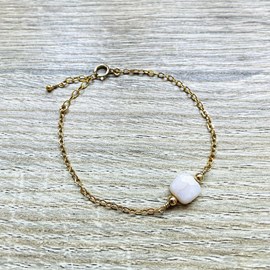 Bracelet carrie opale rose