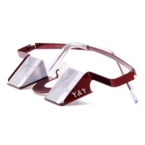 Lunettes d’assurage – confort cervical pour les grimpeurs – classic red Rouge