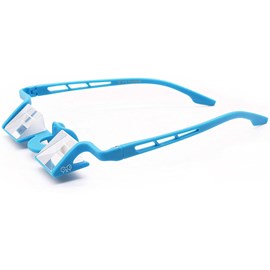 Lunettes d’assurage plasfun evo – vision élargie & confort cervical - blue