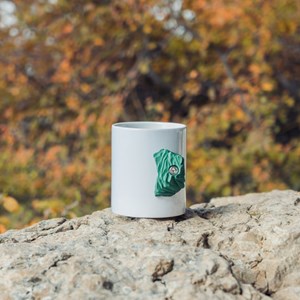 Climbing mug – tasse avec prise d’escalade – green edition