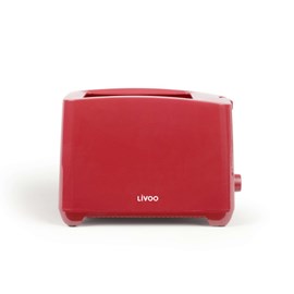 Grille-pain 2 fentes rouge 750w