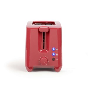 Grille-pain 2 fentes rouge 750w
