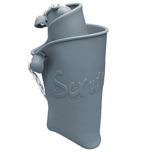 Seau de plage en silicone souple bl