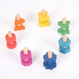 Set de 7 écrous à visser