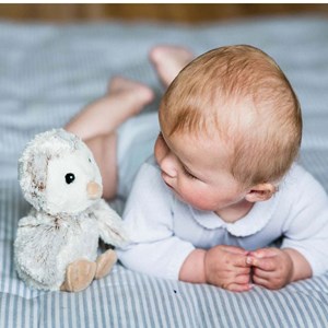 Peluche bouillotte chouette junior