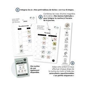 Autocollants – ma routine du matin