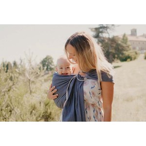 Porte-bébé neo sling bleu cobalt