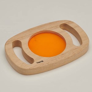 Panneau sensoriel fluorescent orang