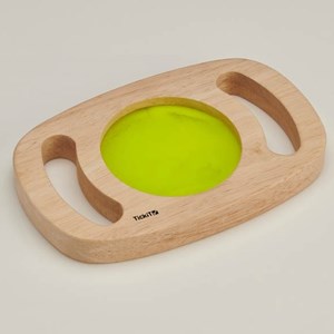 Panneau sensoriel fluorescent vert