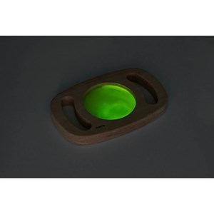 Panneau sensoriel fluorescent vert