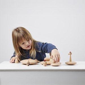 Set de 10 animaux en bois