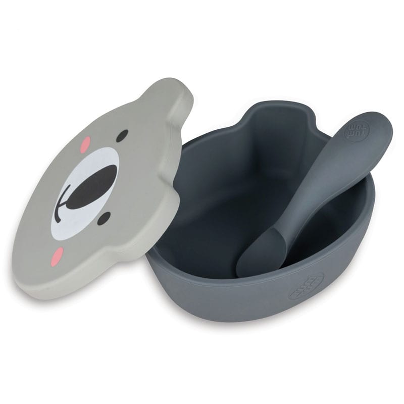 Bol à ventouse en silicone + cuillè (TUMTUM) - Image 1