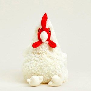 Peluche bouillotte poule warmies