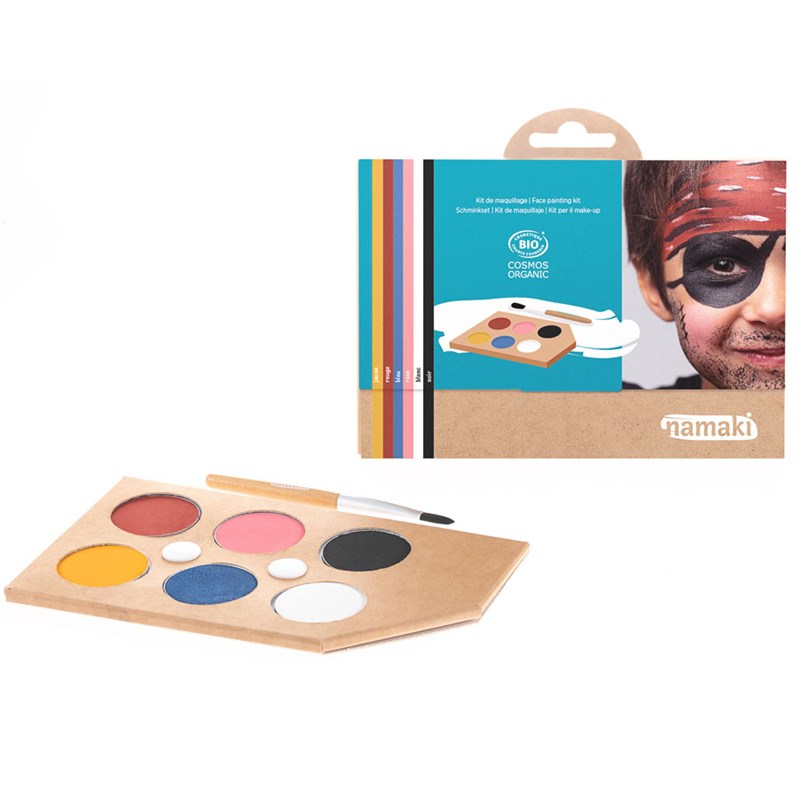Kit de maquillage 6 couleurs arc-en