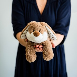 Peluche bouillotte lapin etoile warmies