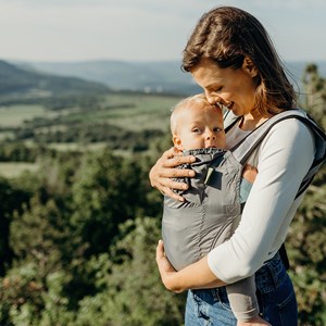 Porte-bébé boba air gris