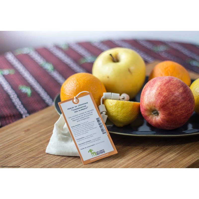 Perles pour la conservation des aliments