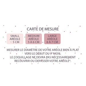 Lot de 2 coquillages d'allaitement