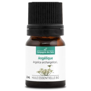 Angélique (angelica archangelica) - huile essentielle bio - 2.5ml garantie chrom
