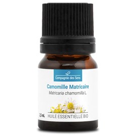 Camomille matricaire - huile essentielle bio - 2.5ml garantie chromacert® - chém