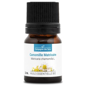 Camomille matricaire - huile essentielle bio - 2.5ml garantie chromacert® - chém