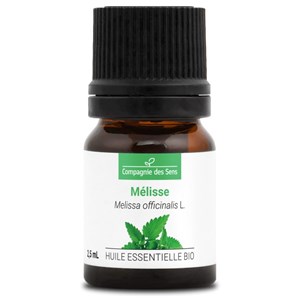 Mélisse (melissa officinalis) - huile essentielle bio - 2.5ml garantie chromacer