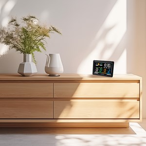 Station météo 3 capteurs noire