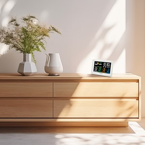 Station météo 3 capteurs blanche