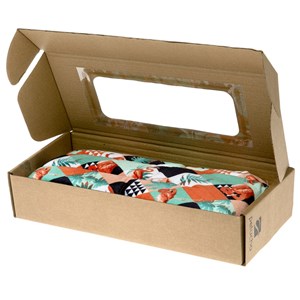 Bouillotte tour de cou géométrique