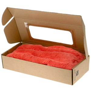 Bouillotte tour de cou corail