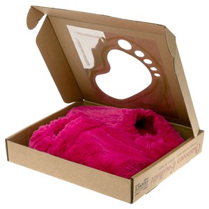 Chaussons chauffants bordeaux