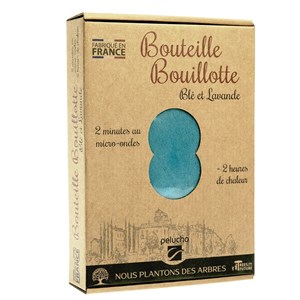 Bouillotte micro-ondes celeste