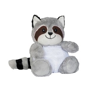 Peluche bouillotte déhoussable raton laveur