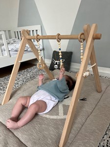 Arche d'éveil en bois + 3 hochets ocean