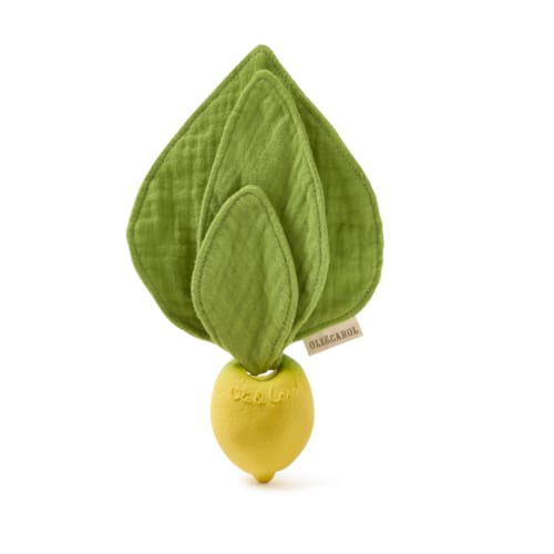 Oli and Carol - Mini doudou john lemon le citron