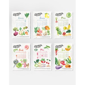 Calendrier à planter 2023 fruits légumes