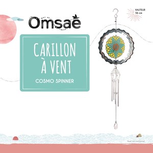 Carillon à vent cosmo spinner rosace