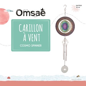 Carillon à vent cosmo spinner mandala
