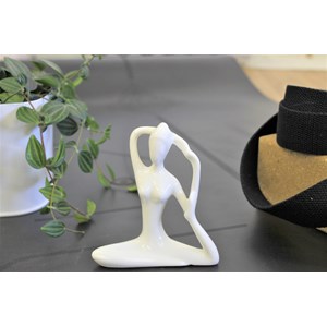 Posture de la sirène blanc 10 cm
